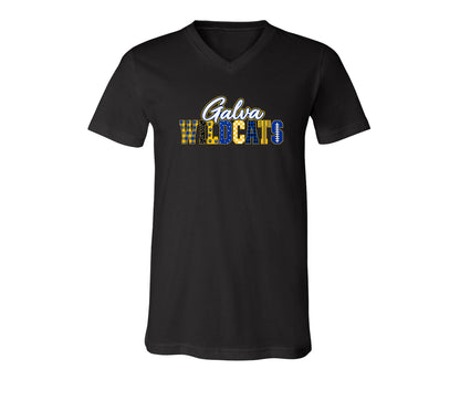 Wildcats Football on Black- Pick your shirt style