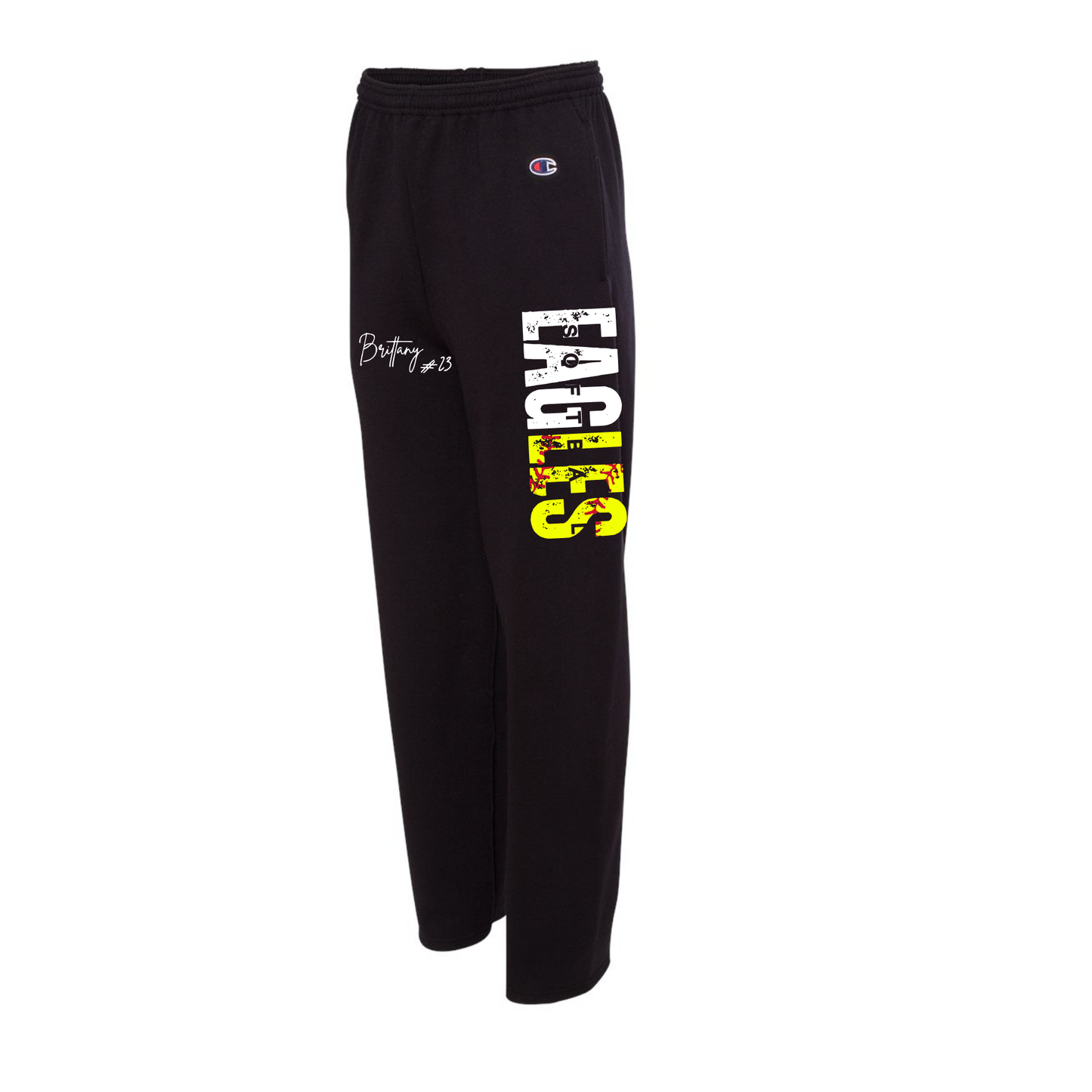 Screamin' Eagles - Champion Powerblend® Open-Bottom Sweatpants with Pockets