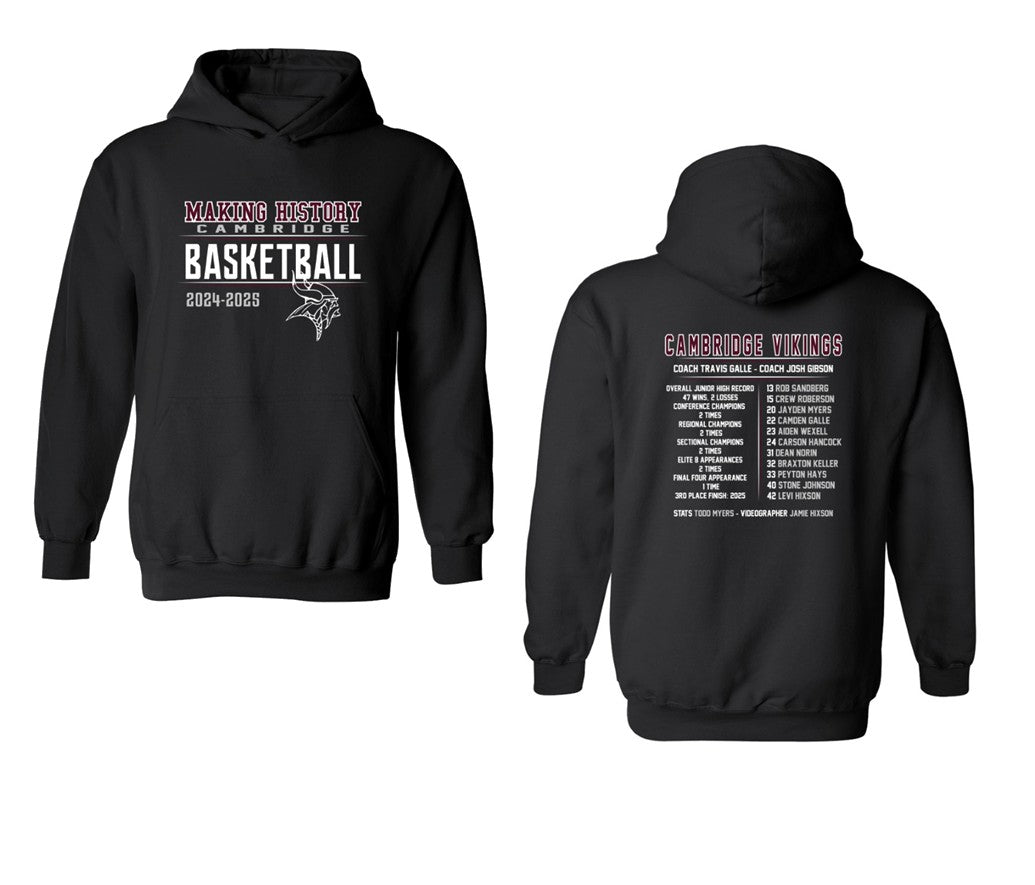 Cambridge Jr. High Basketball - Black