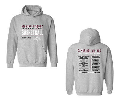 Cambridge Jr. High Basketball  - Tall Sizes - Athletic Heather