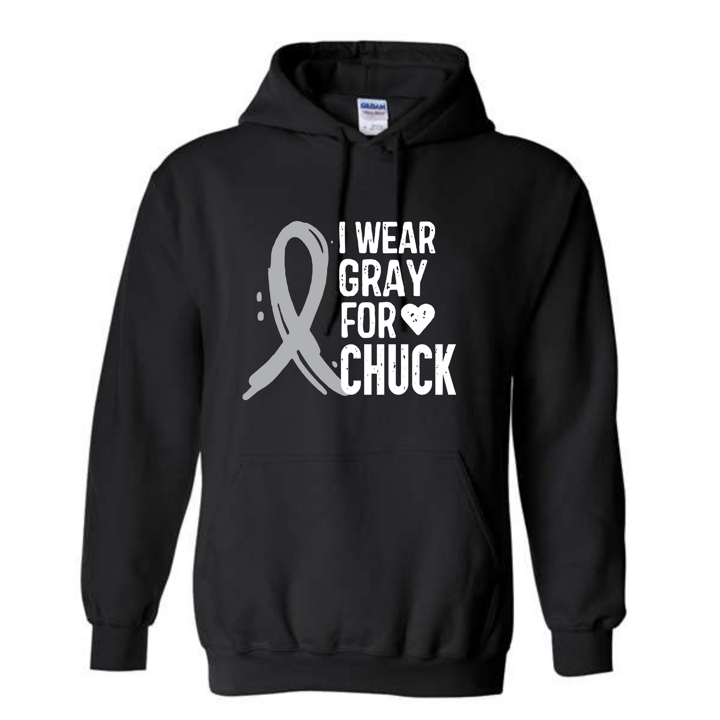 I WEAR GRAY FOR CHUCK ON BLACK