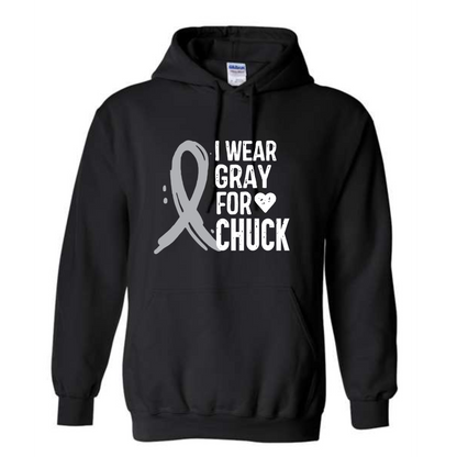 I WEAR GRAY FOR CHUCK ON BLACK