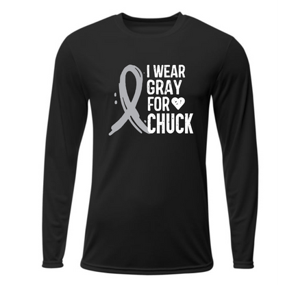 I WEAR GRAY FOR CHUCK ON BLACK