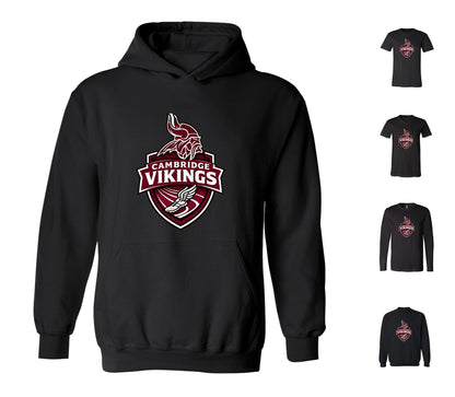 Cambridge Track and Field on Black - Pick your shirt style