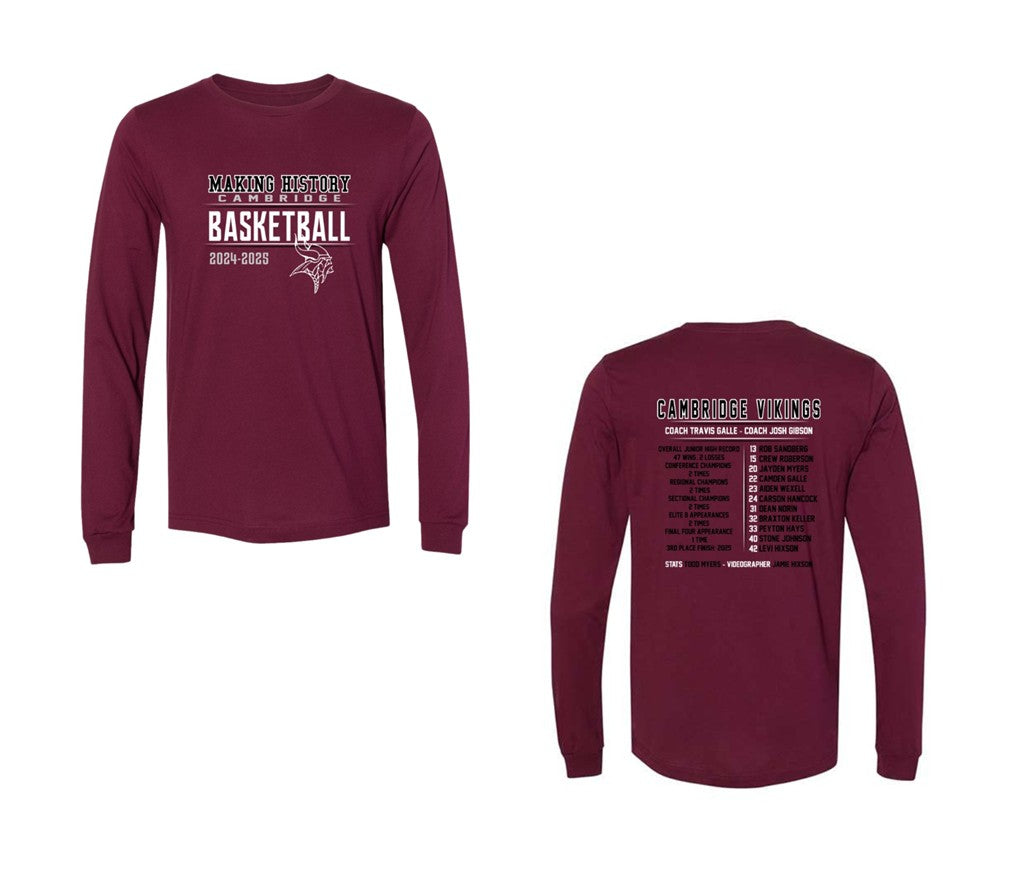Cambridge Jr. High Boys - Maroon